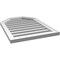 Ekena Millwork Octagonal Top Surface Mount PVC Gable Vent w/ 2"W x 1-1/2"P Brickmould Frame, 22"W x 30"H GVPOT22X3002SF - alternate 4